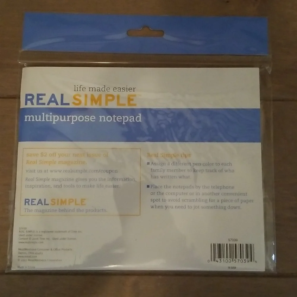 Real Simple Multipurpose Notepad - Picture 6 of 6
